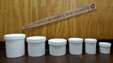 WHITE PLASTIC JARS - Southern Snares & Supply