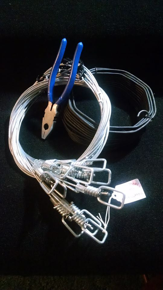 12-Pack Southern Snares Wisconsin Legal Cable Restraints – Beaver/Coon Snares