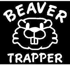 Beaver Trapper Decal