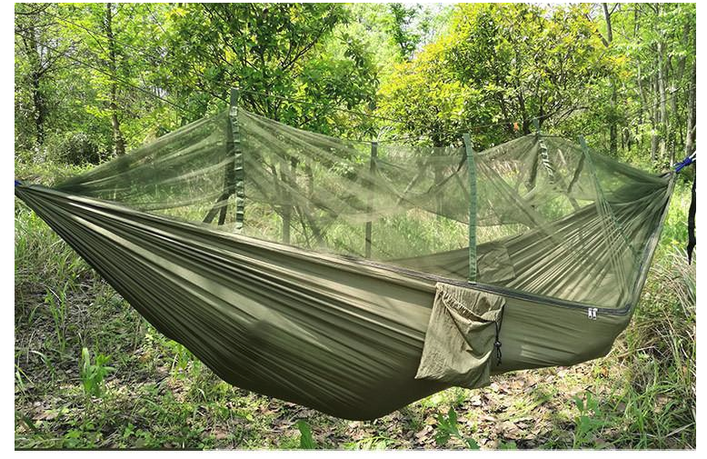 SURVIVAL/CAMPING HAMMOCK WITH BUG GUARD - Southern Snares & Supply