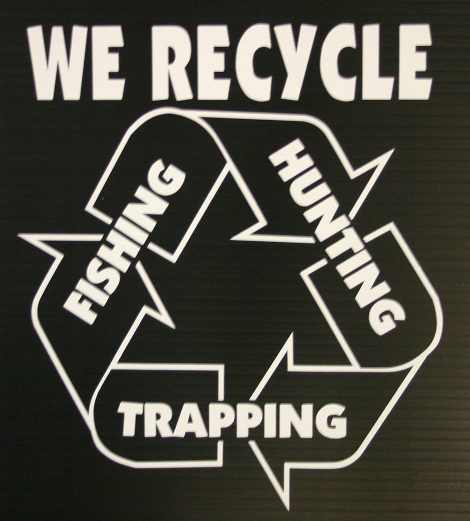 WE RECYCLE DECAL