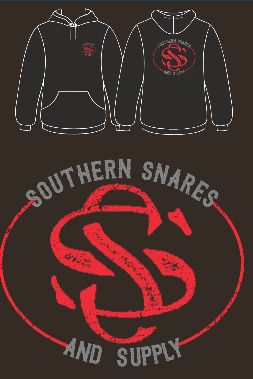 Southern snares and Supply Trapping Hoodie